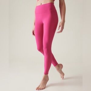 ✨NEW WITH TAGS! Athleta Transcend Stash Tight in Salvia Pink, size M.